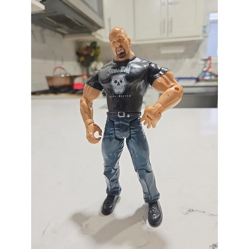 2003 JAKKS PACIFIC FIRST RAW STONE COLD STEVE AUSTIN